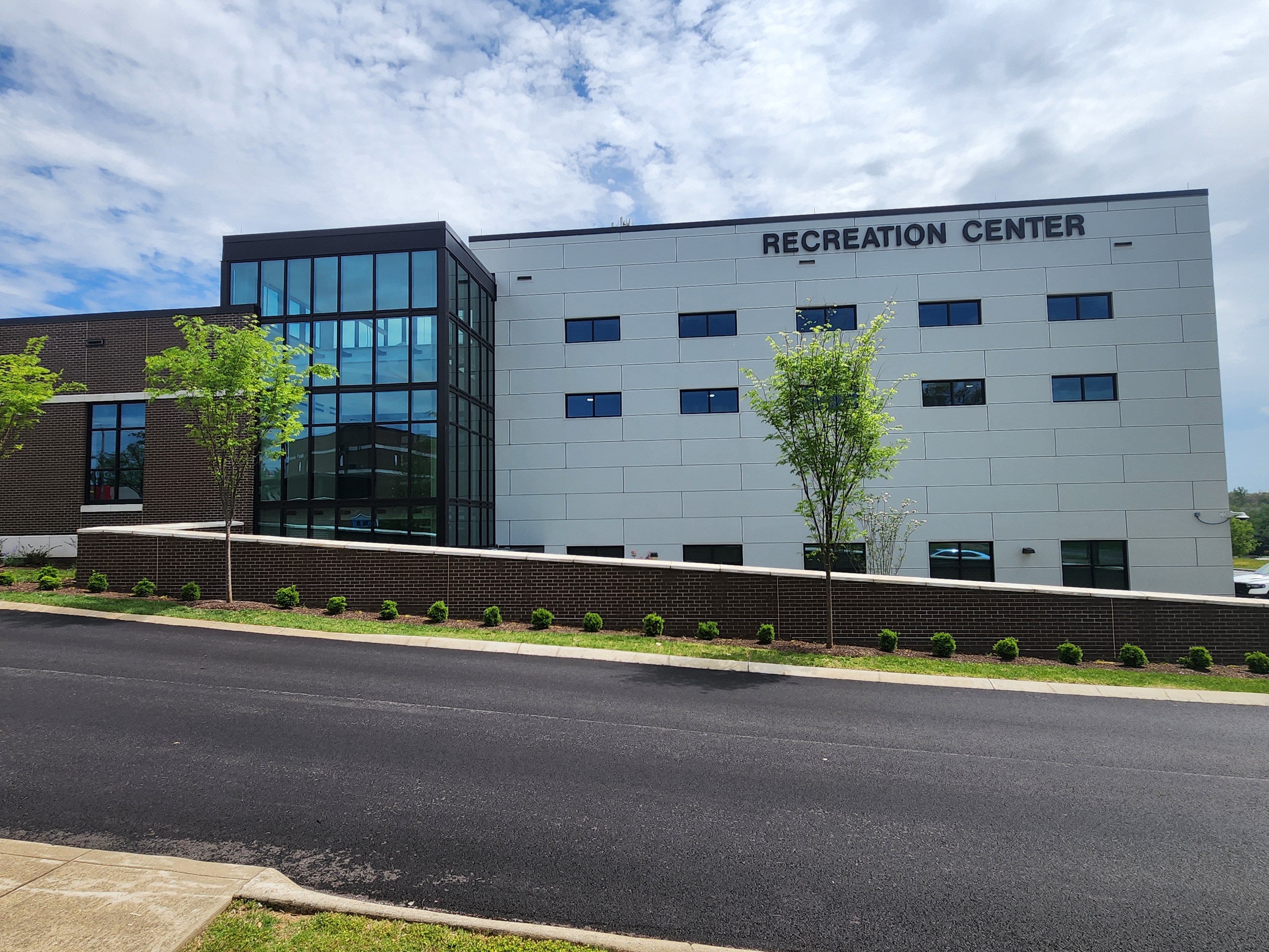 Whitehouse Recreation Center glass project